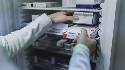 Packung Ozempic, Antidiabetikum zur Gewichtskontrolle.