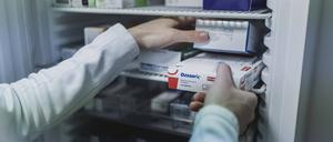 Packung Ozempic, Antidiabetikum zur Gewichtskontrolle.