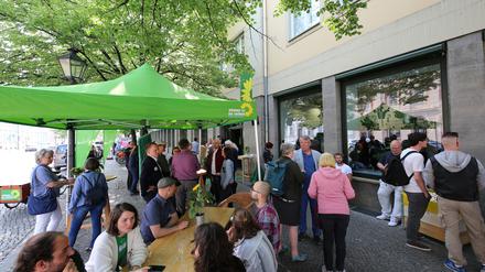 Das lokal.grün, das zentral gelegene Ladenlokal in der Charlottenstraße. 