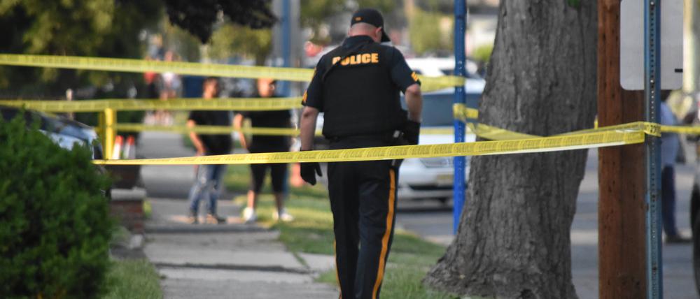 Eine Polizeiabsperrung in den USA (Symbolbild).