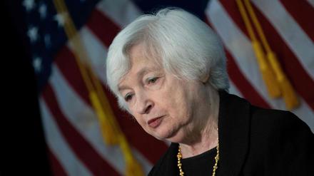 US-Finanzministerin Janet Yellen droht mit US-Staatspleite am 5. Juni (Archivbild).
