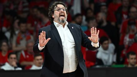 Andrea Trinchieri will mit den Bayern den Titel holen.