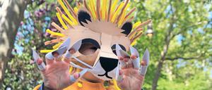 Kinderkarneval unter dem Motto "20 Jahre mit Gebrüll" beim Karneval der Kulturen in Berlin-Kreuzberg. 
Foto: Thilo Rückeis