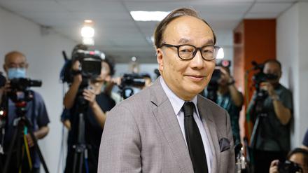 Der Vorsitzende der Civic Party, Alan Leong Kah-kit. 