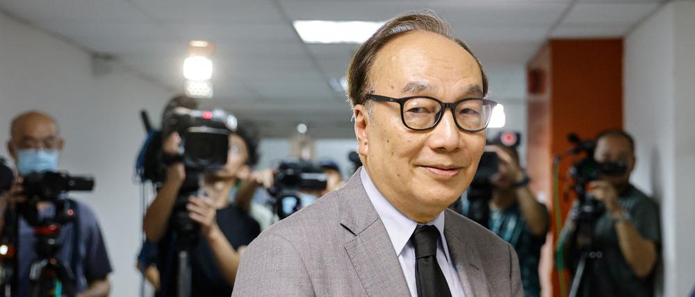 Der Vorsitzende der Civic Party, Alan Leong Kah-kit.