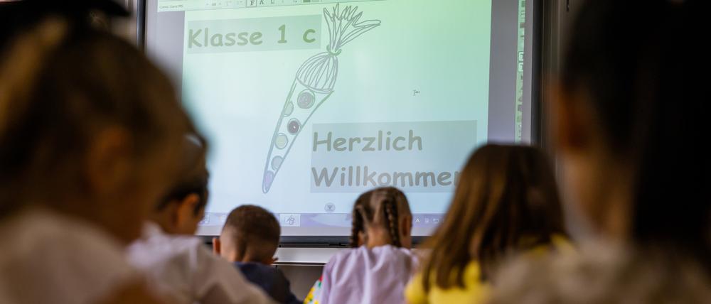 Eine Berliner Willkommensklasse.