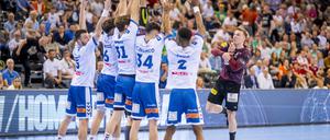 Füchse Berlin - BM Granollers in der Campushalle Flensburg.
