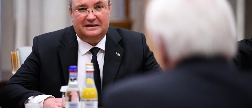 Nicolae-Ionel Ciuca, Ministerpräsident von Rumänien, sollte eigentlich sein Amt abgeben.