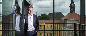 Finanzsenator Stefan Evers im Bürgeramt Klosterstraße, in Berlin.