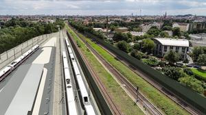 Der geplante ICE-Boxenstopp an der Schönholzer Heide.