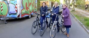 Erfolgreich: Rabea Imjela (42, l.) , Anja van Kampen (59, M.) und Agnieszka Wolf (50, r.).