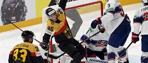 Das Tor zum WM-Finale. Frederik Tiffels (Mitte) nach seinem Treffer zum 4:3 gegen die USA