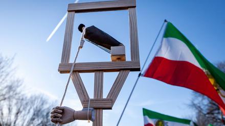 Weltweit gibt es immer wieder Proteste gegen im Iran verhängte Todesstrafen.