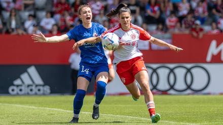 Sophie Weidauer (li.) ist eine der wenigen Leistungsträgerinnen, die Turbine Potsdam in der 2. Liga erhalten bleiben wird.