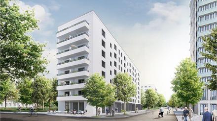 Das geplante Wohnprojekt in Mitte.