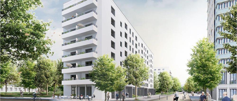 Das geplante Wohnprojekt in Mitte.