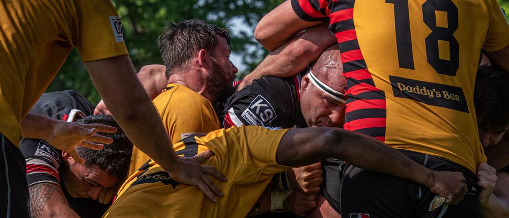 Auch beim Derby am Wochenende wollen die Spieler des Berliner Rugby Club richtig zupacken.