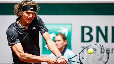 Alexander Zverev setzte sich in der ersten Runde durch.