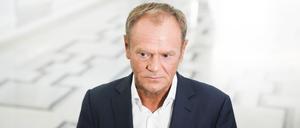 Ziel der Attacke: Oppositionsführer Tusk