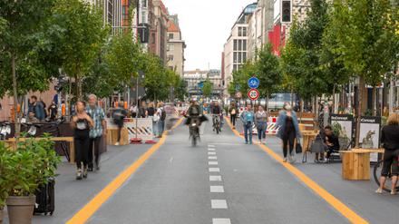 Flaniermeile Friedrichstraße.
