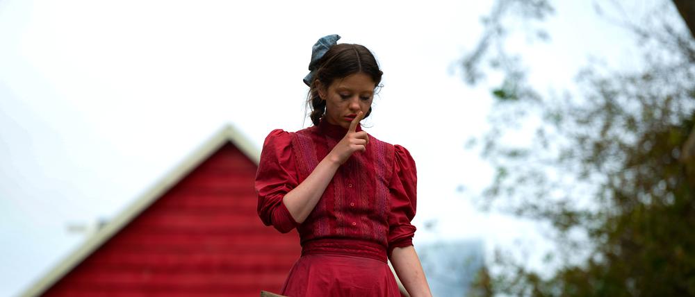 Leg Dich nicht mit Texas an. Farmerstochter Pearl (Mia Goth) träumt von einer Hollywood-Karriere.