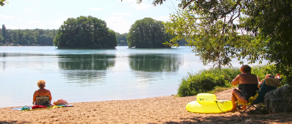 Kino statt Baden. Die Badewiese in Groß Glienicke wird am Freitag zum Filmareal.