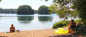 Kino statt Baden. Die Badewiese in Groß Glienicke wird am Freitag zum Filmareal. 