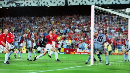 Die Mutter aller Last-Minute-Niederlagen. Ole Gunnar Solskjaer entreißt den Bayern den Champions-League-Titel.