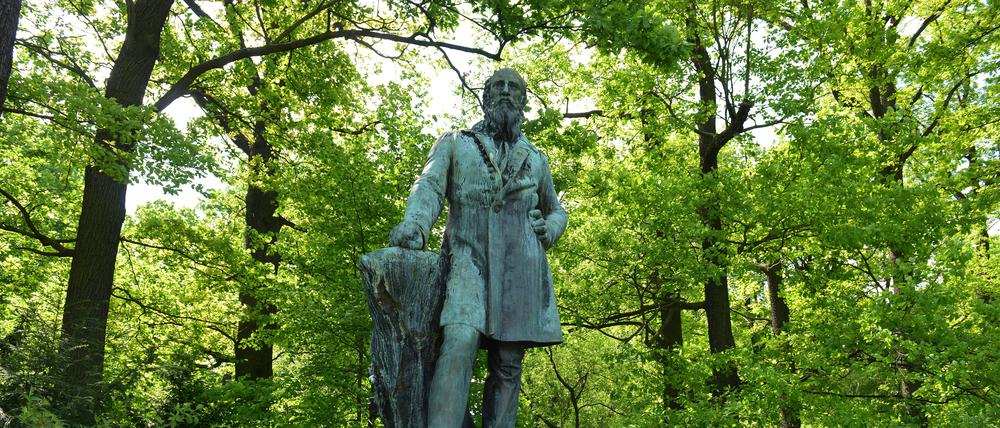 Das Denkmal für „Turnvater“ Jahn in der Hasenheide.