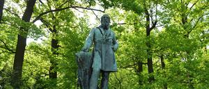 Das Denkmal für „Turnvater“ Jahn in der Hasenheide.