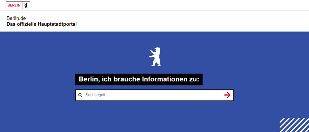 Berlin, ich brauche Informationen zu: das Hauptstadtportal berlin.de nach dem Relaunch.