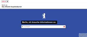 Berlin, ich brauche Informationen zu: das Hauptstadtportal berlin.de nach dem Relaunch.