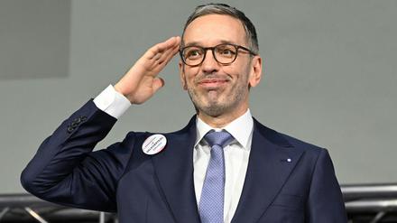 Herbert Kickl 2022 beim Bundesparteitag der FPÖ in St. Pölten.