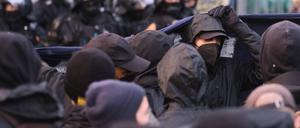 In Leipzig wird mit heftigen Protesten der linksextremen Szene gerechnet.