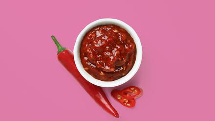 Scharfe Sauce für Feinkosttest