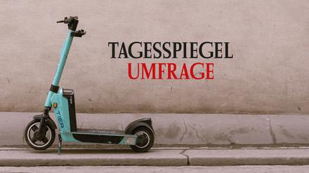 Tagesspiegel-Umfrage zu Rollern