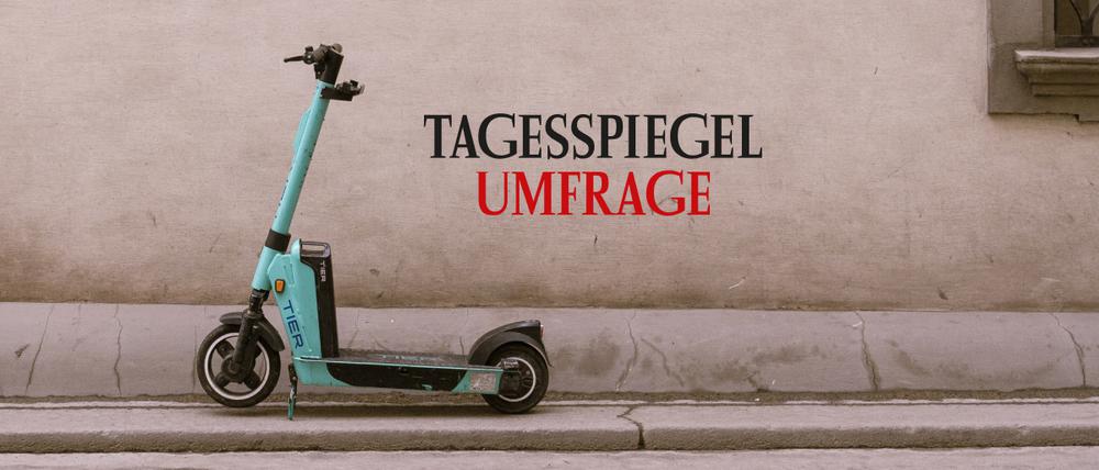 Tagesspiegel-Umfrage zu Rollern