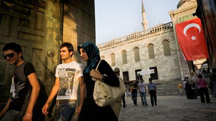 Junge Menschen in Istanbul.