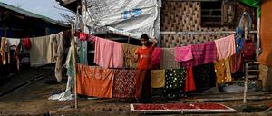 Im Ohn-Taw-Chay- Flüchtlingslager nach dem Zyklon.