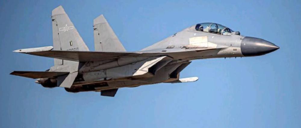 Ein chinesischer Kampfjet.