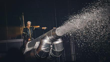 Rammstein-Frontmann Till Lindemann bei einem Konzert in Helsinki am 28. Mai. 