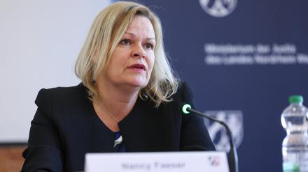 Die Bundesinnenministerin Nancy Faeser.