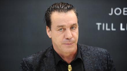Till Lindemann bei der Frankfurter Buchmesse.