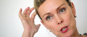 Manja Schreiner (CDU), Senatorin für Verkehr, Klimaschutz und Umwelt. Ihre Radwege-Politik regt nicht wenige auf.