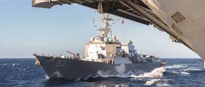 Ein chinesisches Marineschiff soll sich auf „unsichere Weise“ dem US-Zerstörer „USS Chung-Hoon“ genähert haben (Symbolbild).