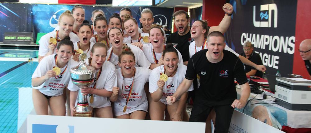 Absolut verdient. Jubel über den Titelgewinn.