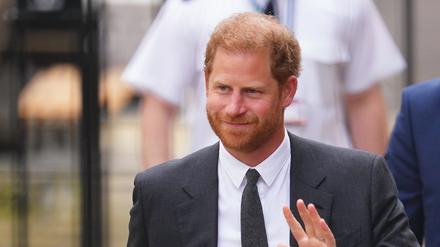 Prinz Harry, Herzog von Sussex, trifft vor einer Anhörung vor dem Royal Courts Of Justice ein.