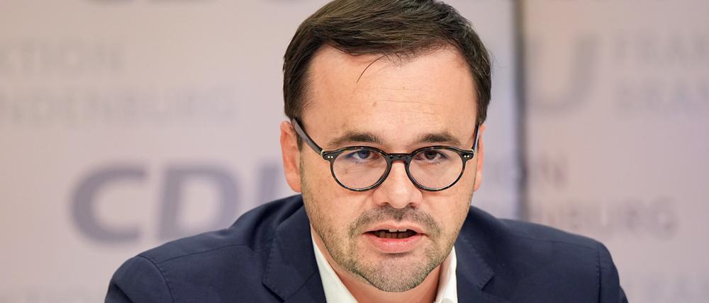 Jan Redmann führt die Brandenburger CDU an.