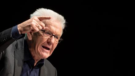 Da geht’s lang! Winfried Kretschmann strebt eine dritte Legislaturperiode als Ministerpräsident von Baden-Württemberg an.