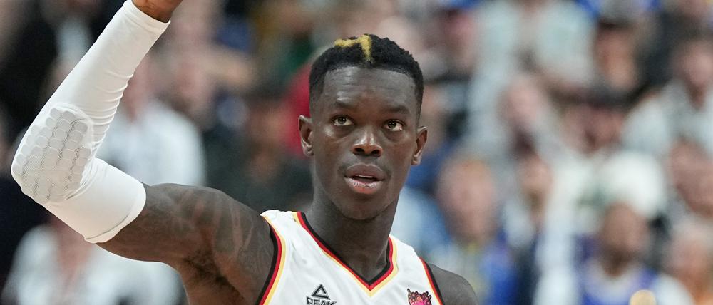 Der deutsche Basketball-Star Dennis Schröder.